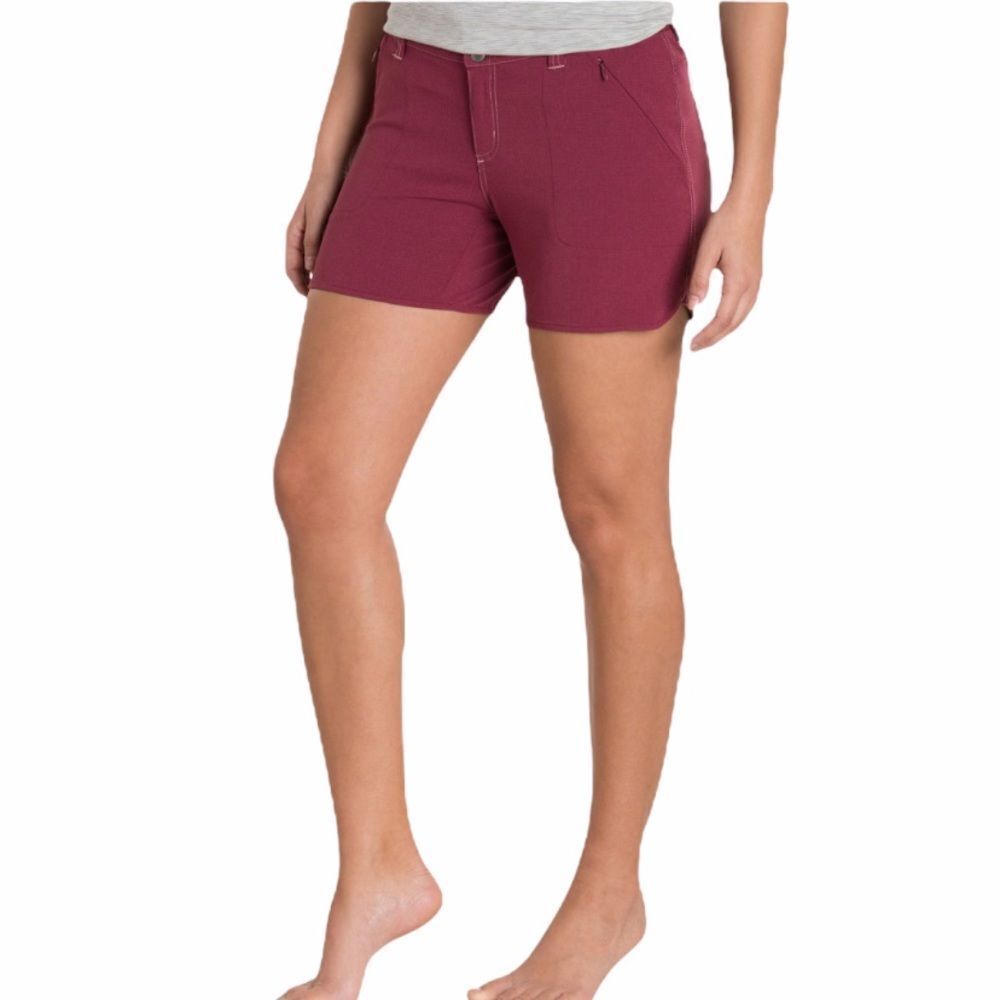 Ladies Kuhl Strattus Shorts Claret Color Size 2